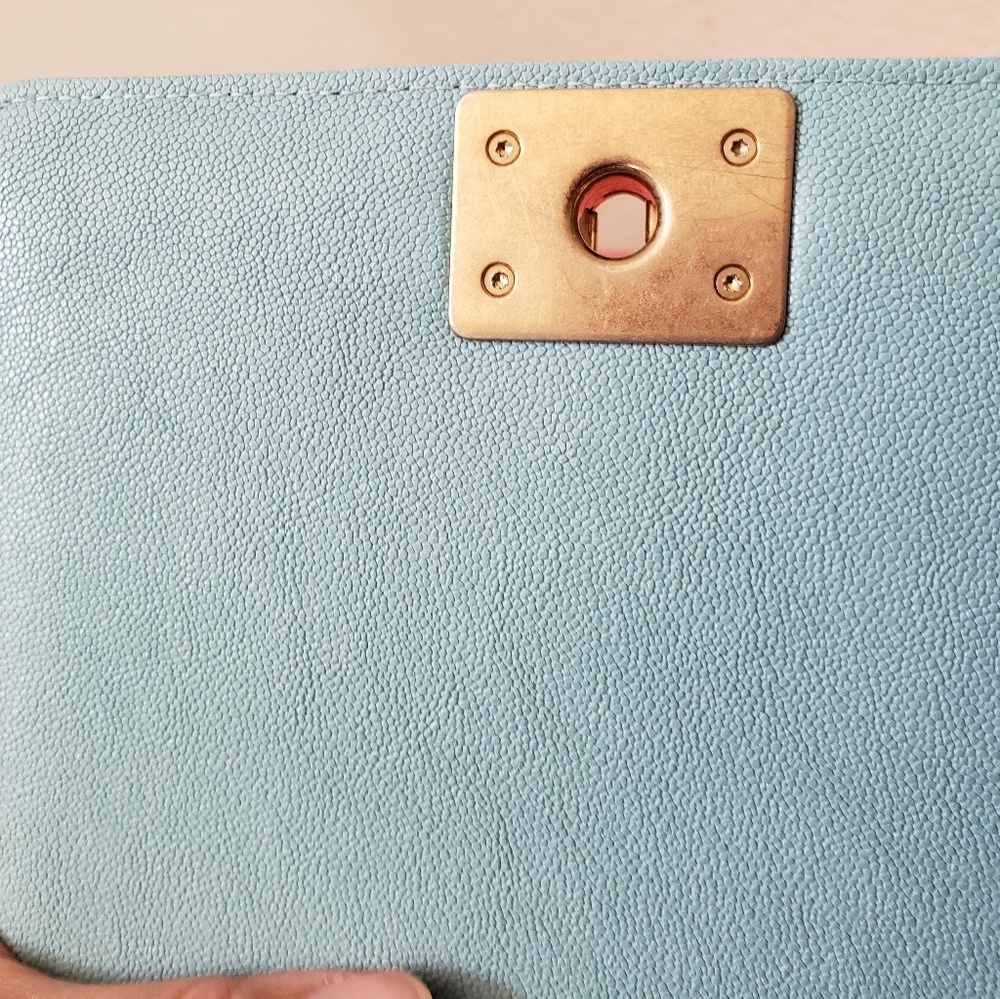 Chanel boy caviar north south blue bag - Picture 8 of 16